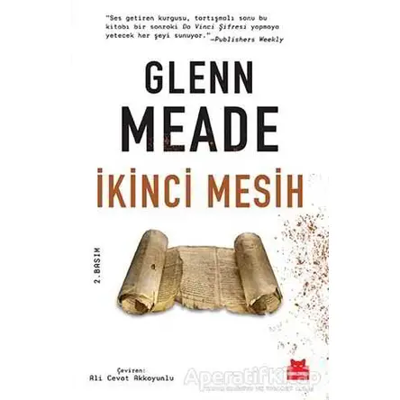 İkinci Mesih - Glenn Meade - Kırmızı Kedi Yayınevi