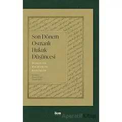 Son Dönem Osmanlı Düşüncesi - Hamdi Çilingir - İlem Yayınları