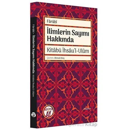 İlimlerin Sayımı Hakkında - Farabi - Büyüyen Ay Yayınları