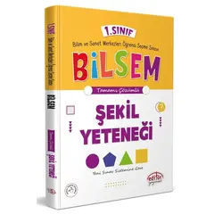 Editör 1. Sınıf Bilsem Hazırlık Şekil Yeteneği Tamamı Çözümlü