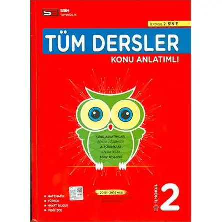 İlkokul 2.Sınıf Tüm Dersler Konu Anlatımlı SBM Yayıncılık