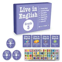 3.Sınıf İngilizce Öğrenme Seti Live in English