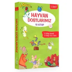 1. Sınıf Hayvan Dostlarımız Serisi (10 Kitap Takım) - Kolektif - Pinokyo Yayınları