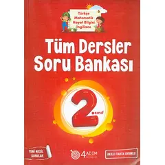 2. Sınıf Tüm Dersler Soru Bankası - Sevil Köybaşı - 4 Adım Yayınları