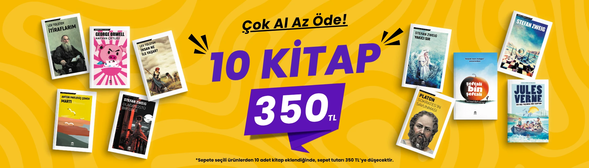 10 Kitap 350 TL