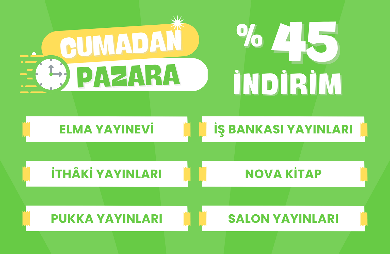 Cumadan Pazara Fırsat