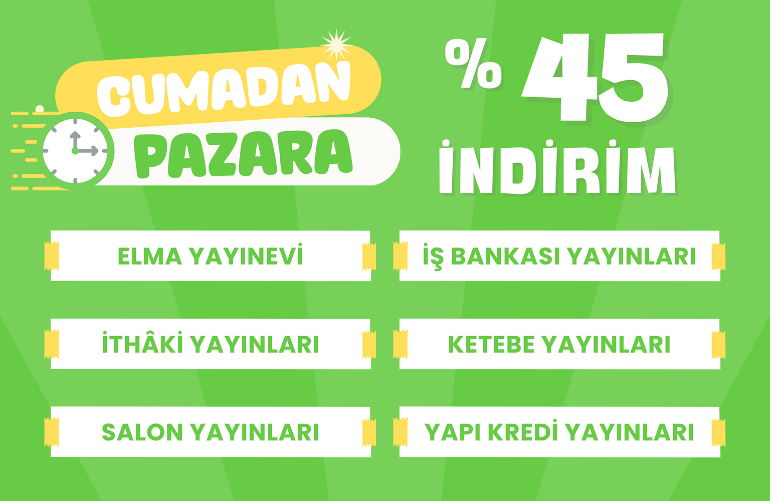 Cumadan Pazara Fırsat