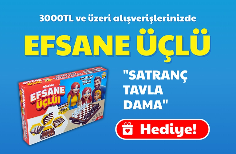 Efsane Üçlü Oyunu Hediye!..