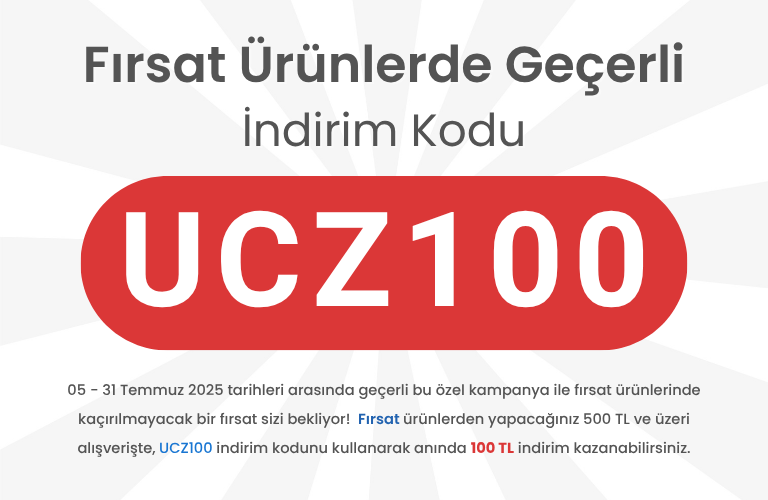 Fırsat Ürünlerde 100TL