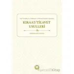 Kıraat/Tilavet Usulleri - Kolektif - Marmara Üniversitesi İlahiyat Fakültesi Vakfı