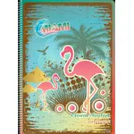 Okul Defteri A4 Boy 96 Yaprak Çizgisiz Spiral Kapak Alfa Defter