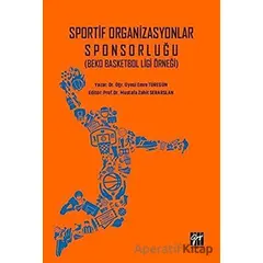 Sportif Organizasyonlar Sponsorluğu - Emre Türegün - Gazi Kitabevi