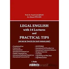 Legal English with 14 Lectures and Practical Tips - Yusuf Çalışkan - On İki Levha Yayınları