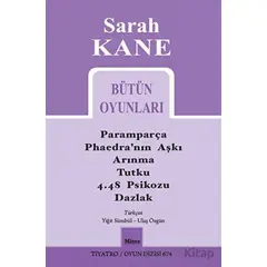 Sarah Kane Bütün Oyunları - Sarah Kane - Mitos Boyut Yayınları