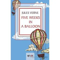 Five Weeks In A Balloon - Jules Verne - Fark Yayınları