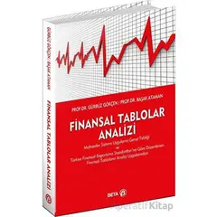 Finansal Tablolar Analizi - Başak Ataman - Beta Yayınevi