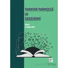 Türkiye Türkçesi 4 Sözdizimi - Nazmi Alan - Gazi Kitabevi