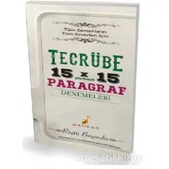Tecrübe 15x15 Çözümlü Paragraf Denemeleri - Rüştü Bayındır - Pelikan Tıp Teknik Yayıncılık