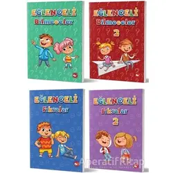 Eğlenceli Fıkralar ve Bilmeceler Seti (4 Kitap Takım) - Kolektif - Beyaz Balina Yayınları