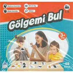 Gölgemi Bul - Eğitici Yapboz - Kolektif - Martı Çocuk Yayınları