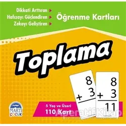 Öğrenme Kartları - Toplama - Kolektif - Martı Çocuk Yayınları