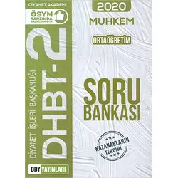 2020 DHBT 2 Muhkem Serisi Ortaöğretim Soru Bankası DDY Yayınları