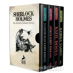Sherlock Holmes Roman Seti (4 Kitap Takım) - Sir Arthur Conan Doyle - Ren Kitap