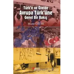 Türk’e ve Özelde Avrupa Türk’üne Genel Bir Bakış - Murat Gedik - Berikan Yayınevi