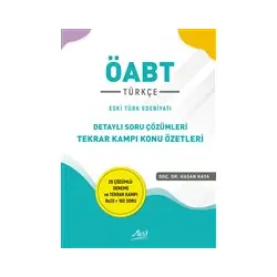 ÖABT Türkçe Detaylı Soru Çözümleri Tekrar Kampı Konu Özetleri Aktif Yayınevi