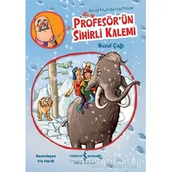 Profesörün Sihirli Kalemi - Buzul Çağı - Nina Hundertschnee - İş Bankası Kültür Yayınları