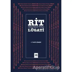 Rit Lügatı - Resmi İkameli Türkçe - C. Yakup Şimşek - Ötüken Neşriyat