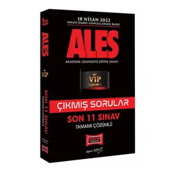 Yargı ALES Son 11 Sınav Tamamı Çözümlü Çıkmış Sorular (18 Nisan 2022 Sınavı Dahil)