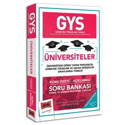Yargı Üniversiteler Personeli İçin Görevde Yükselme Sınavlarına Yönelik GYS Konu Özetli Soru Bankası