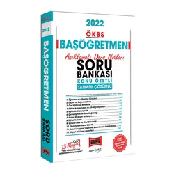 Yargı 2022 ÖKBS Başöğretmen Konu Özetli Ders Notları ve Tamamı Çözümlü Soru Bankası