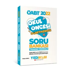 Yediiklim 2022 ÖABT Okul Öncesi Öğretmenliği Tamamı Çözümlü Soru Bankası