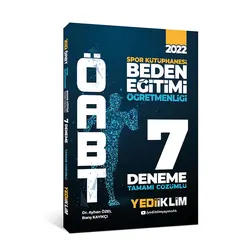 Yediiklim 2022 ÖABT Beden Eğitimi Öğretmenliği Spor Kütüphanesi Tamamı Çözümlü 7 Deneme