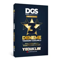 Yediiklim 2022 DGS Prestij Serisi Tamamı Çözümlü 3 Yıldız Deneme