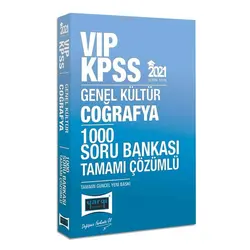 Yargı 2021 KPSS VIP Coğrafya Çözümlü 1000 Soru Bankası