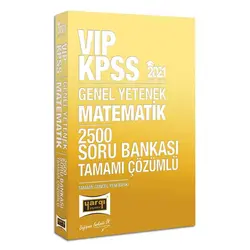 Yargı 2021 KPSS VIP Matematik Çözümlü 2500 Soru Bankası