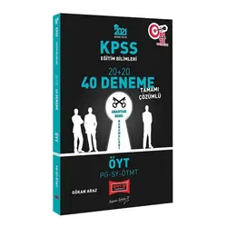 Yargı 2021 KPSS ÖYT-PG-SY-ÖTMT Çözümlü 40 Deneme