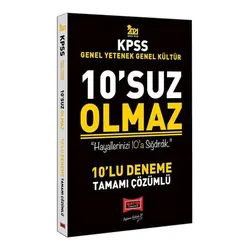 Yargı 2021 KPSS Lisans 10suz Olmaz Tamamı Çözümlü 10 Deneme