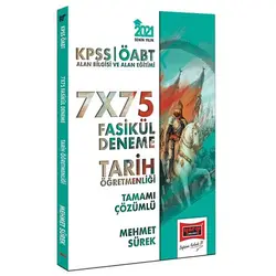 Yargı 2021 ÖABT Tarih Öğretmenliği Çözümlü 7x75 Fasikül Deneme