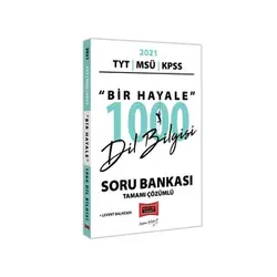 Yargı 2021 KPSS TYT MSÜ Bir Hayale 1000 Dil Bilgisi Soru Bankası Tamamı Çözümlü