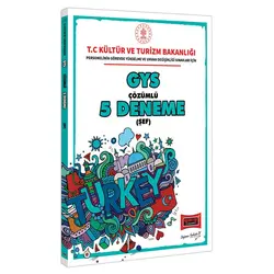 Yargı Yayınları GYS T.C. Kültür ve Turizm Bakanlığı Şef İçin Çözümlü 5 Deneme