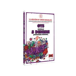 Yargı GYS T.C. Kültür ve Turizm Bakanlığı Kütüphane Müdürü İçin Çözümlü 5 Deneme