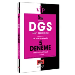 Yargı 2022 VİP DGS Tamamı Çözümlü 5 Deneme