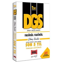 Yargı 2022 DGS Sayısal Yetenek Sözel Yetenek Fasikül Fasikül Son 5 Yıl Tamamı Çözümlü Çıkmış Sorular