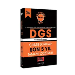 Yargı 2022 DGS Ekonomik Seri Son 5 Yıl Tamamı Çözümlü Çıkmış Sorular