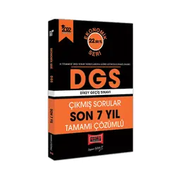 Yargı 2022 DGS Ekonomik Seri Son 7 Yıl Tamamı Çözümlü Çıkmış Sorular