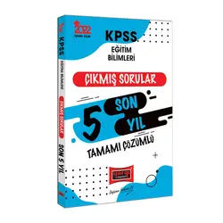Yargı 2022 KPSS Eğitim Bilimleri Tamamı Çözümlü Son 5 Yıl Çıkmış Sorular